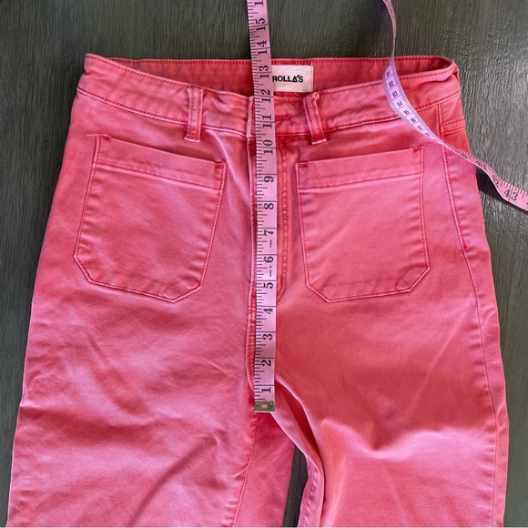 Rolla’s Free People Hot Pink Flare Jeans 30 - Picture 12 of 14